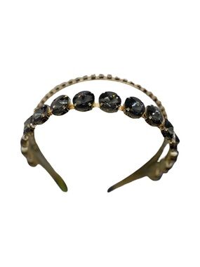 Gold-Tone Gray
Crystal Headband - Elegant Women's FINAL PRICE DROP